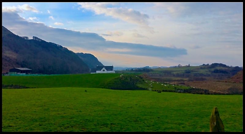 Field with Sea and Mountains